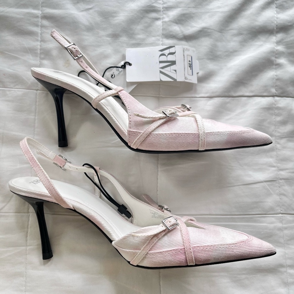Zara kitten heels- new